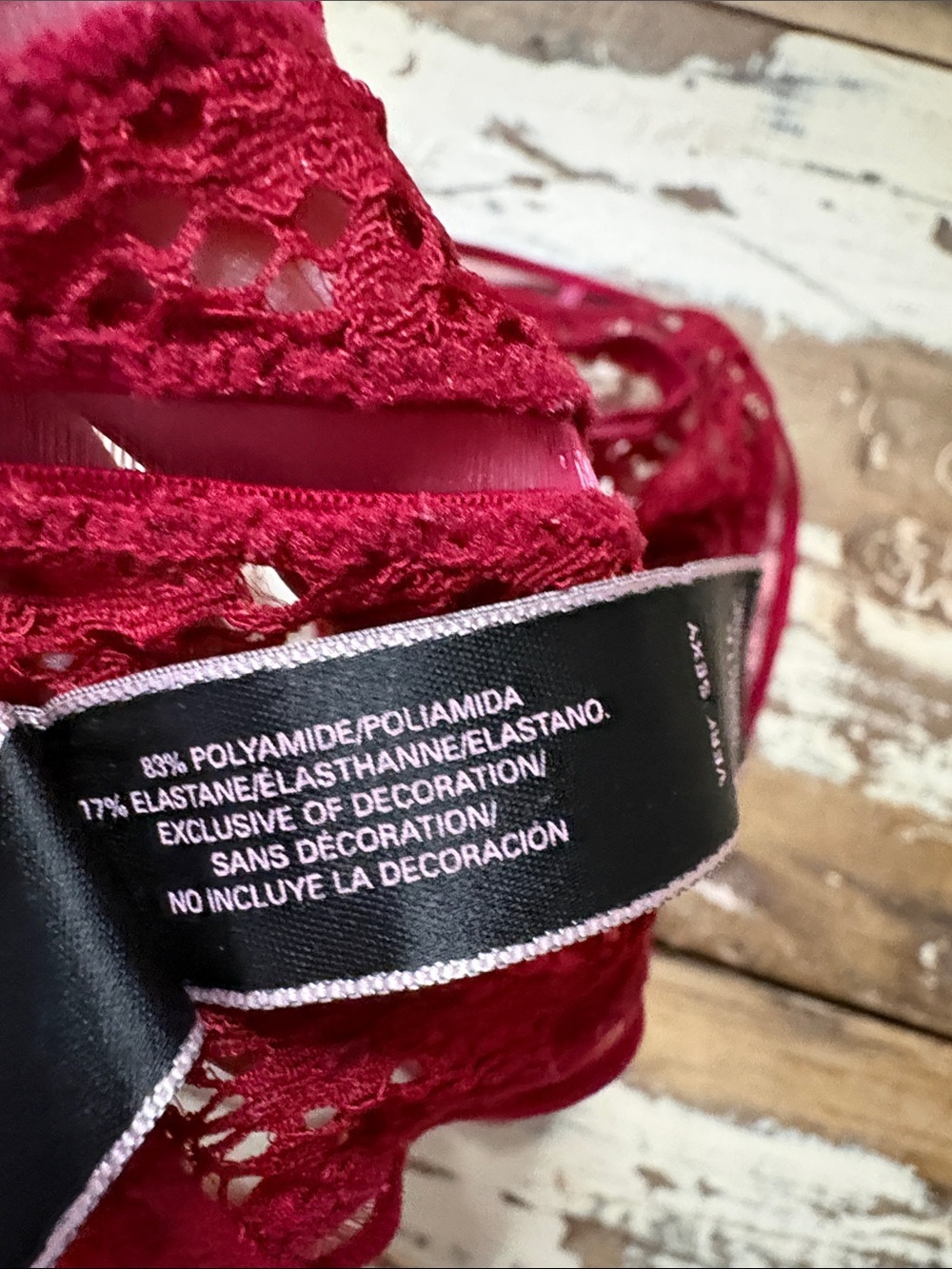 Victoria's Secret Burgundy Lace Bralette - Picture 5 of 8
